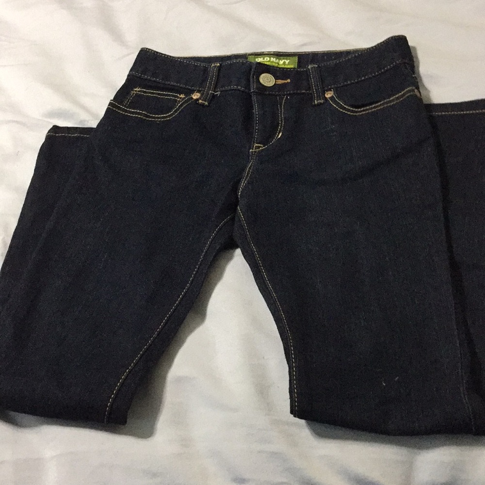 Old navy super skinny blue jeans